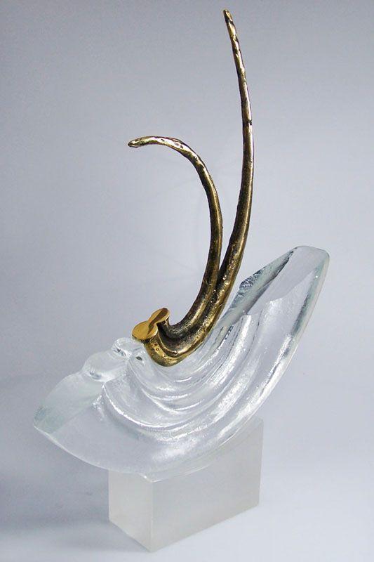 Statuett i glass -  GLA1251