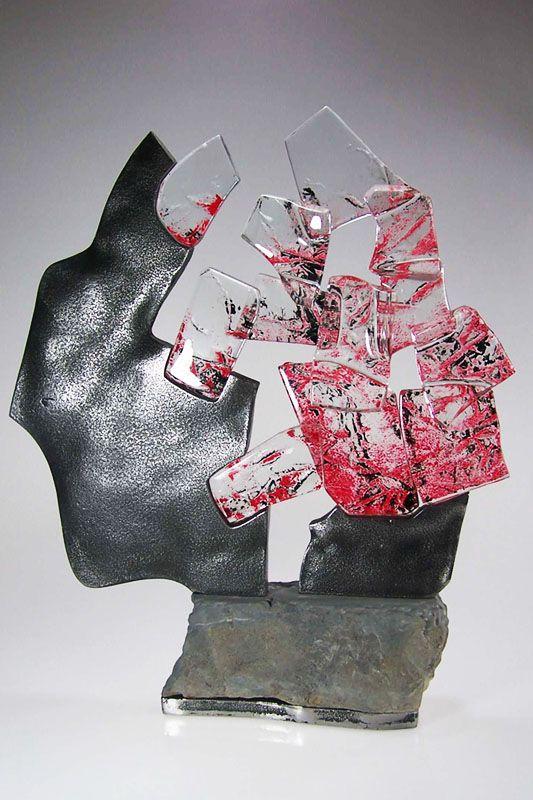 Statuett i glass -  GLA1271