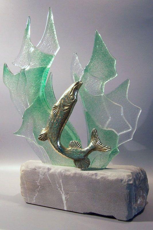 Statuett i glass -  GLA1302