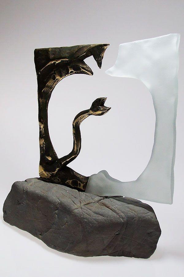 Statuett i glass -  GLA1407