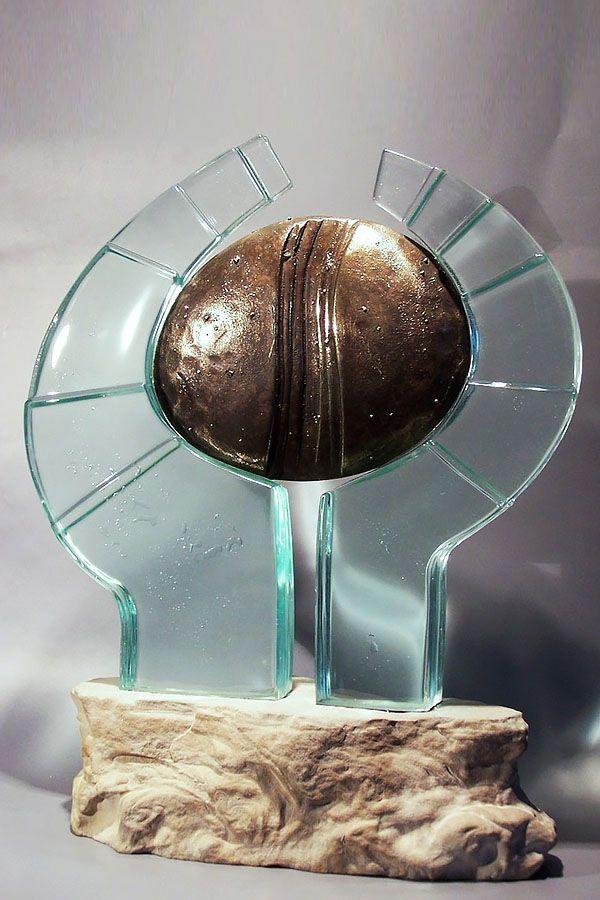 Statuett i glass -  GLA1408