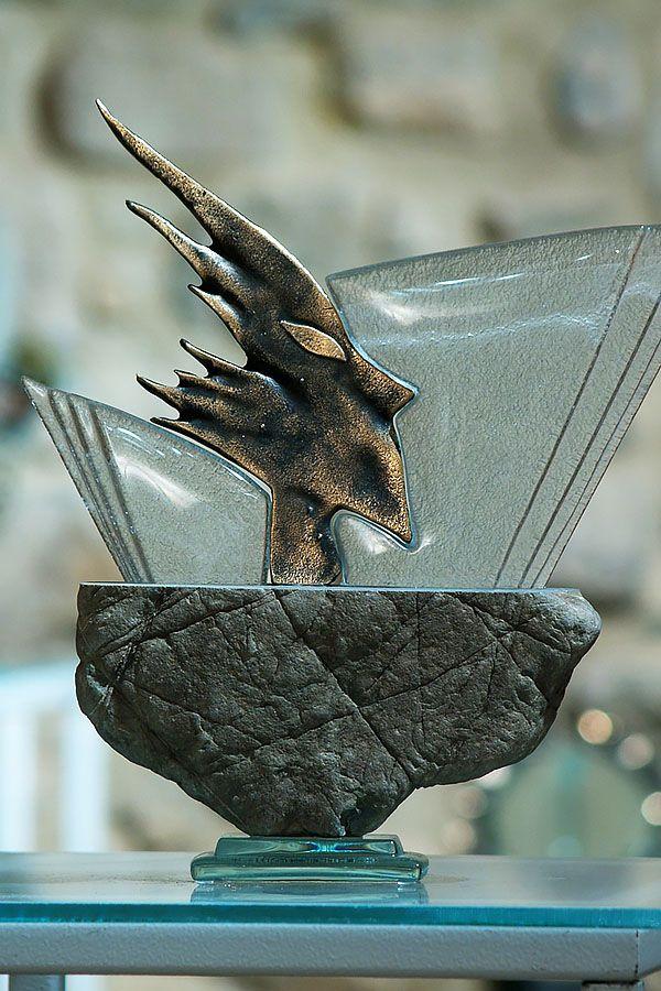 Statuett i glass -  GLA1412