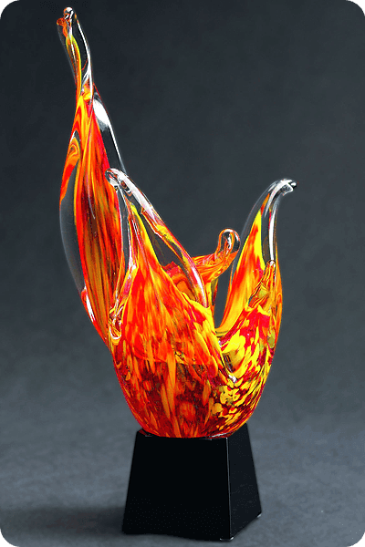Statuett i glass -  GLA0165