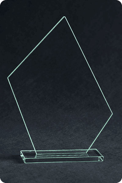 Statuett i glass -  GLA0169
