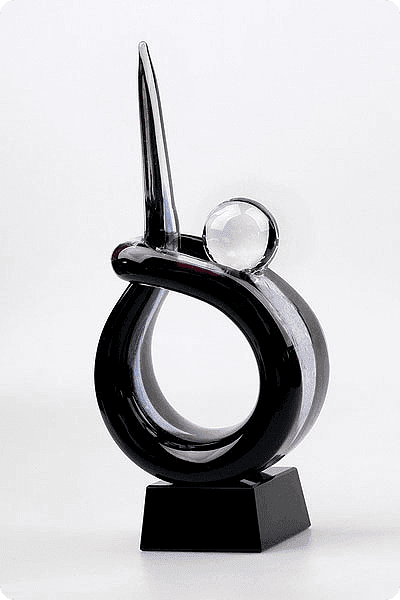 Statuett i glass -  GLA0171