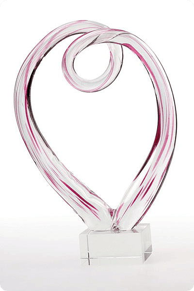 Statuett i glass -  GLA0179