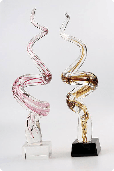 Statuett i glass -  GLA0183