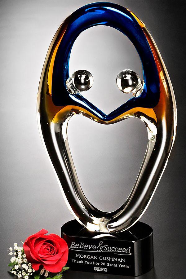 Statuett i glass -  GLA2097