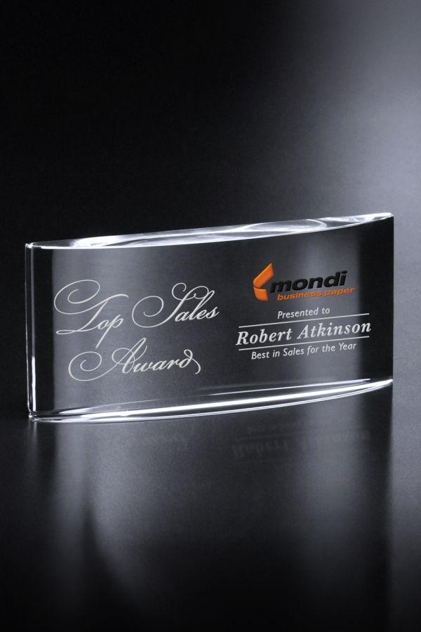 Statuett i krystall -  GLA2273