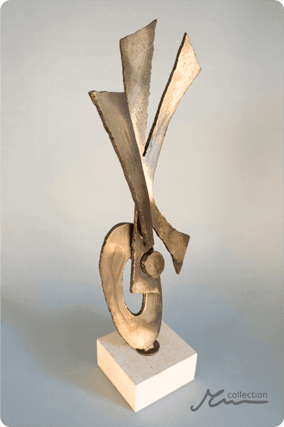 Statuett i metall -  MET104