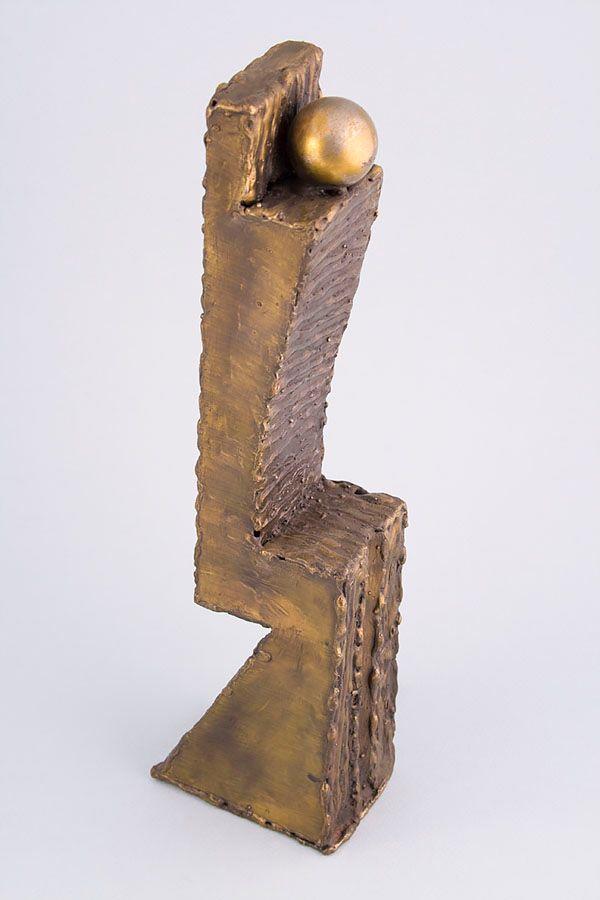 Statuett i metall -  MET012