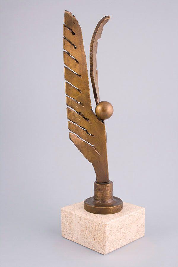 Statuett i metall -  MET016