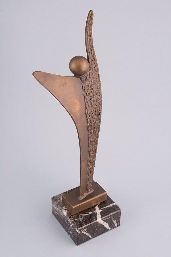 Statuett i metall -  MET019