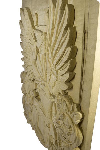 Statuett i tre -  DRE017