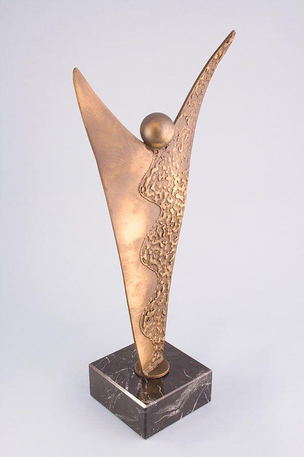 Statuett i metall -  MET001