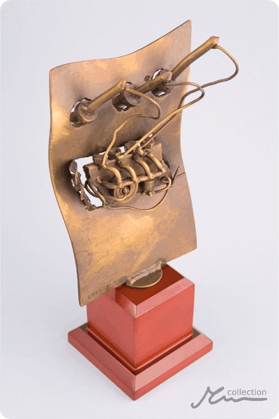 Statuett i metall -  MET021