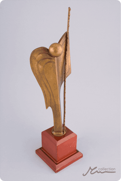 Statuett i metall -  MET022
