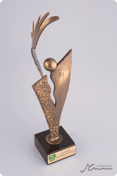 Statuett i metall -  MET025