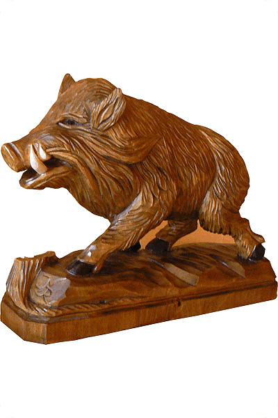 Statuett i tre -  DRE024