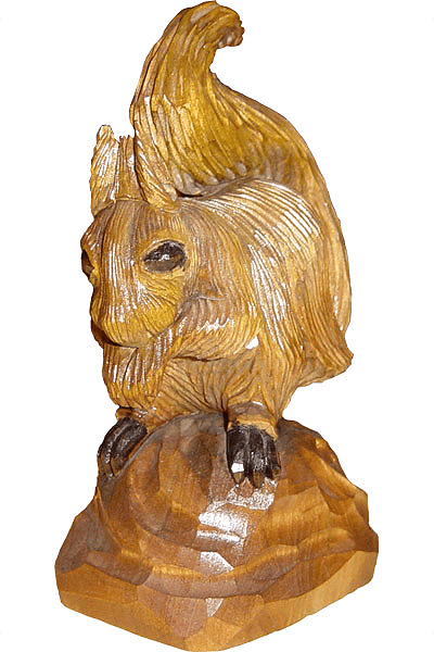 Statuett i tre -  DRE025