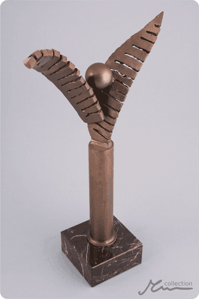 Statuett i metall -  MET032