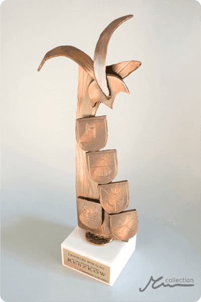 Statuett i metall -  MET081